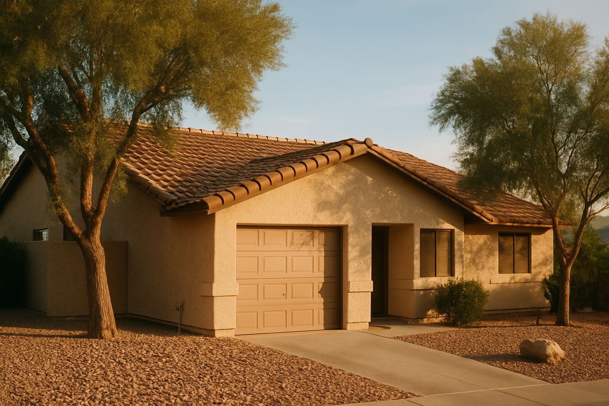 Late-1970s stucco home in Green Valley, Henderson